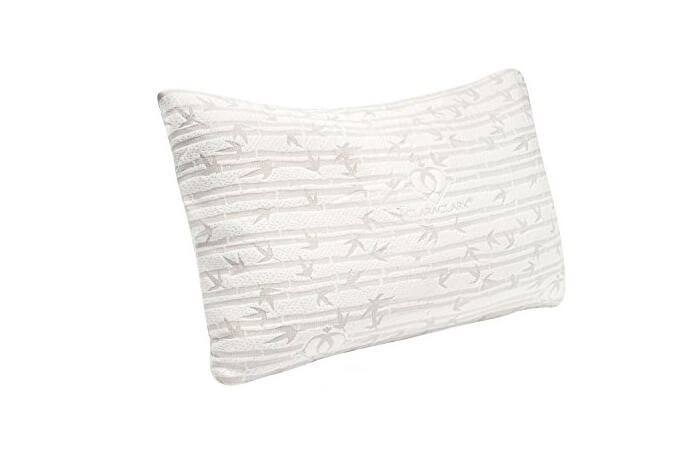 Premium Shredded Memory Foam Pillow by Clara Clark