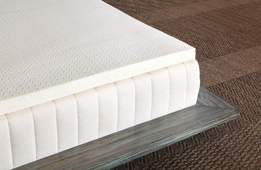 Pure Green Natural Latex Mattress Topper by SleepOnLatex