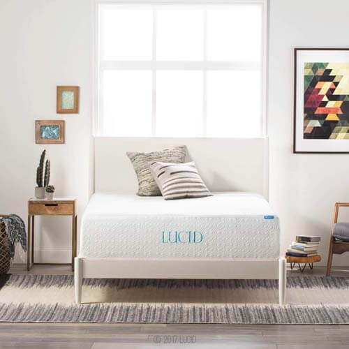Lucid Plush Memory Foam Mattress