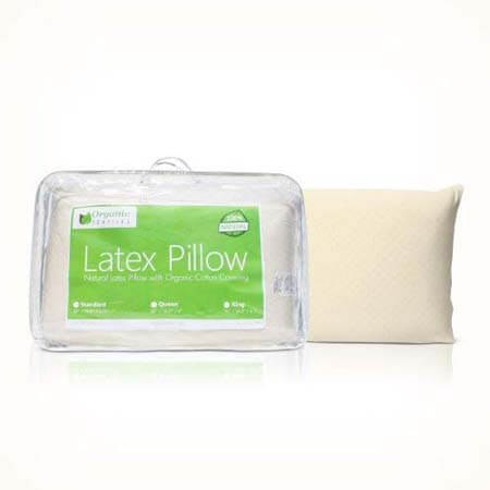 Organic Textiles All-Natural Premium Latex Pillow