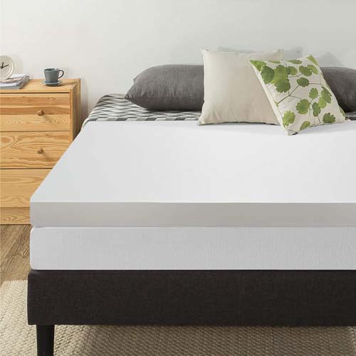 4-Inch Memory Foam Mattress Topper by Best Price Mattress