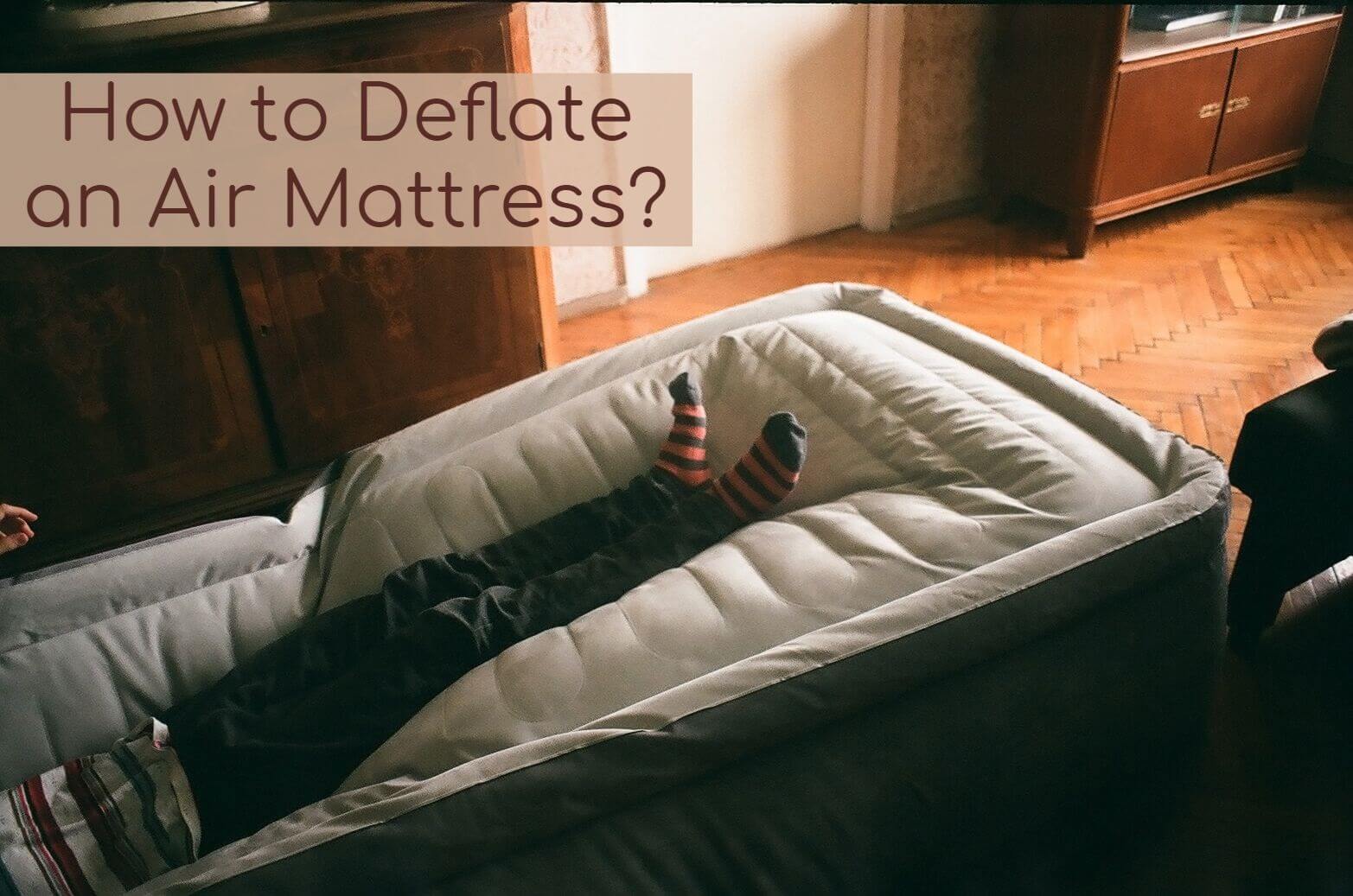 deflate serta air mattress