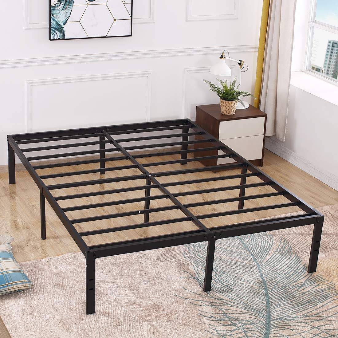 Best Bed Frames for Heavy Person with Anti-Sagging Design